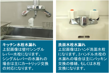 蛇口水漏れイメージ